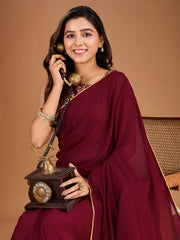 Woven Design Saree