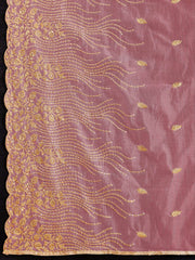Embroidered Saree with Blouse