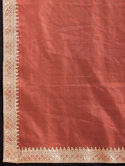 Embroidered Border Saree with Blouse