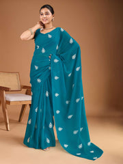Embroidered Saree