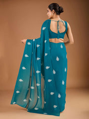 Embroidered Saree