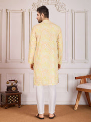 Embroidered Kurta With Trouser