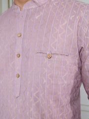 Woven Design Short Kurta