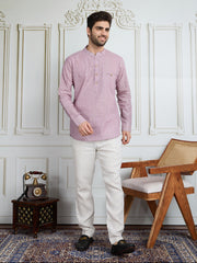 Woven Design Short Kurta