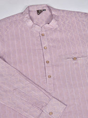 Woven Design Short Kurta