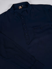 Men Mandarin Collar Short Kurta