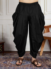 Men Sequinned Embroidered Kurta With Dhoti Set