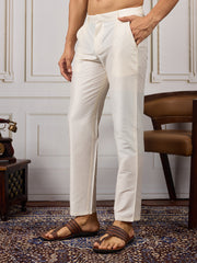 Men Sequinned Embroidered Kurta & Trousers With Nehru Jacket