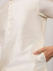 Men Solid Kurta with Pyjama & Nehru jacket
