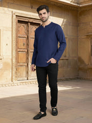 Round Neck Above Knee Straight Kurta