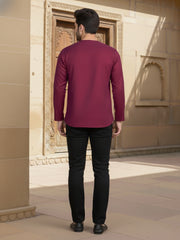 Round Neck Above Knee Straight Kurta