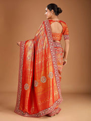 Woven Design Kanjeevaram Heavy Work Saree