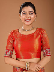 Woven Design Kanjeevaram Heavy Work Saree
