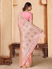 Embroidered Woven Design Saree