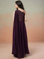 Girls Embroidered Maxi Ethnic Dress