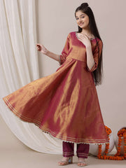 Girls Empire Anarkali Kurta with Trousers