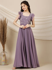 Embroidered Maxi Ethnic Dresses