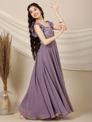 Embroidered Maxi Ethnic Dresses