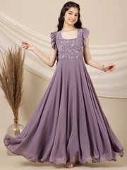 Embroidered Maxi Ethnic Dresses