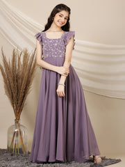 Embroidered Maxi Ethnic Dresses