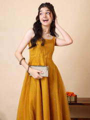 Girls A-Line Ethnic Dress