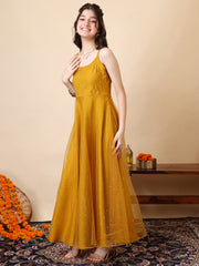Girls A-Line Ethnic Dress