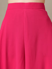 Girls Floral Embroidered Regular Kurta with Palazzos