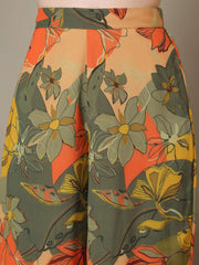 Girls Floral Printed Kurta with Palazzos