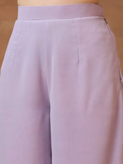 Girls Pleated Gotta Patti Kurta with Palazzos