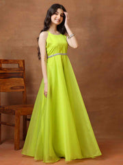 Shoulder Straps Gown Ethnic Dresses