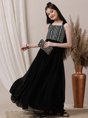 Girls Embroidered Ready to Wear Lehenga