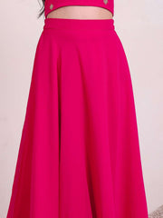 Girls Embroidered Ready to Wear Lehenga