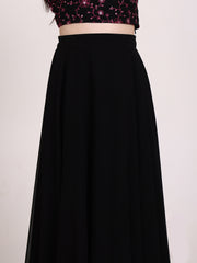 Girls Embroidered Thread Work One Shoulder Ready to Wear Lehenga & Blouse