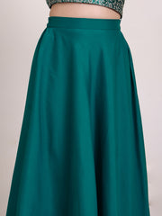 Girls Embroidered Ready to Wear Lehenga & Blouse