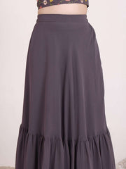 Girls Embroidered Thread Work Ready to Wear Lehenga