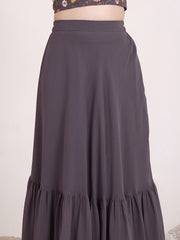 Girls Embroidered Thread Work Ready to Wear Lehenga