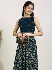 Girls Embroidered Thread Work Ready to Wear Lehenga