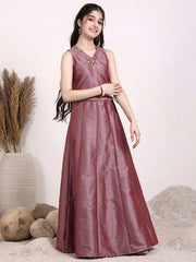 Girls Embroidered Thread Work Ready to Wear Lehenga & Choli