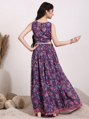 Girls Printed Ready to Wear Lehenga