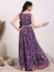 Girls Printed Ready to Wear Lehenga