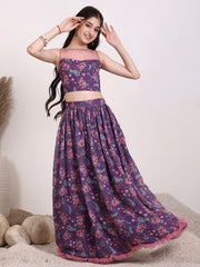 Girls Printed Ready to Wear Lehenga