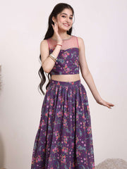 Girls Printed Ready to Wear Lehenga