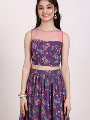 Girls Printed Ready to Wear Lehenga