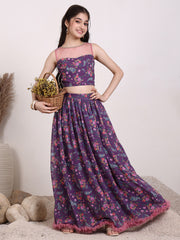 Girls Printed Ready to Wear Lehenga