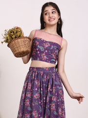 Girls Printed Ready to Wear Lehenga