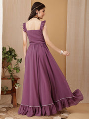 Girls Embroidered Thread Work Ready to Wear Lehenga Choli