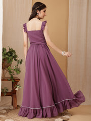 Girls Embroidered Thread Work Ready to Wear Lehenga Choli