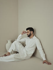 Men Ethnic Motifs Regular Kurta with Dhoti Pants