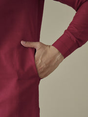 Men Regular Kurta with Dhoti Pants