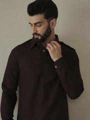 Men Embroidered Regular Thread Work Kurta with Dhoti Pants